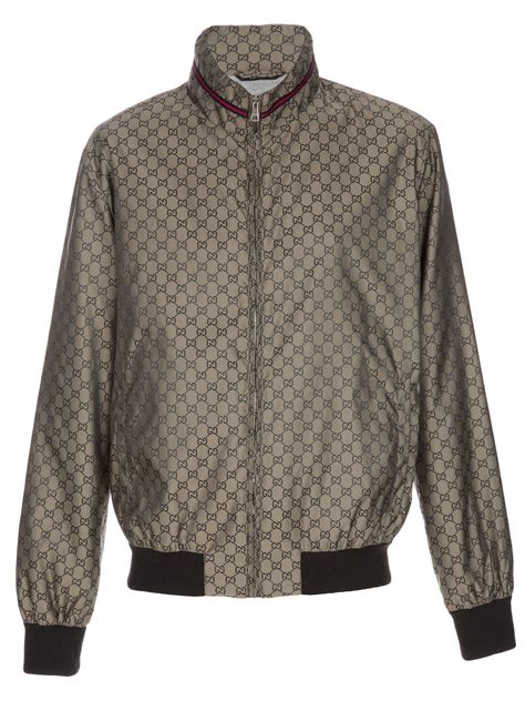 Gucci monogram bomber jacket